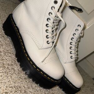 Dr Marten platform boots